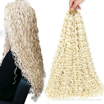 White Grey 613 Colored 3S Zizi box braids crochet hair extension Wavy Curly crochet braid Box Hair Braiding Hair Bulks